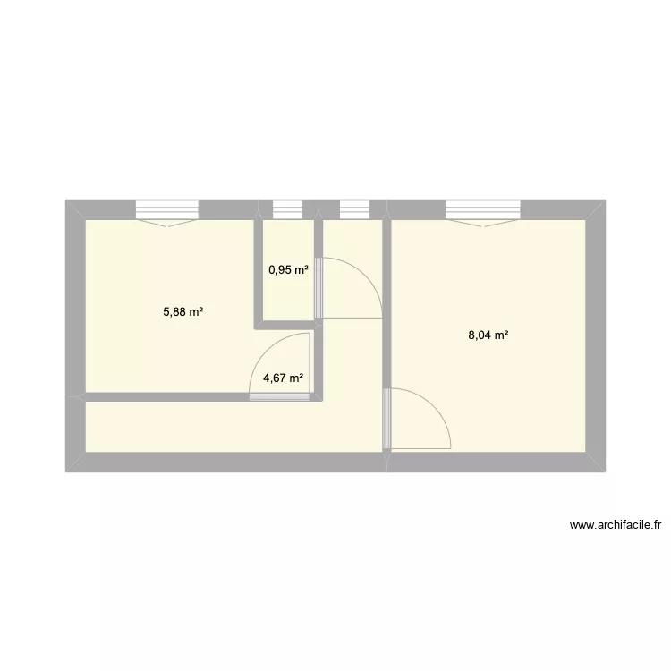 SDB 1. Plan de 0 pièce et 0 m2