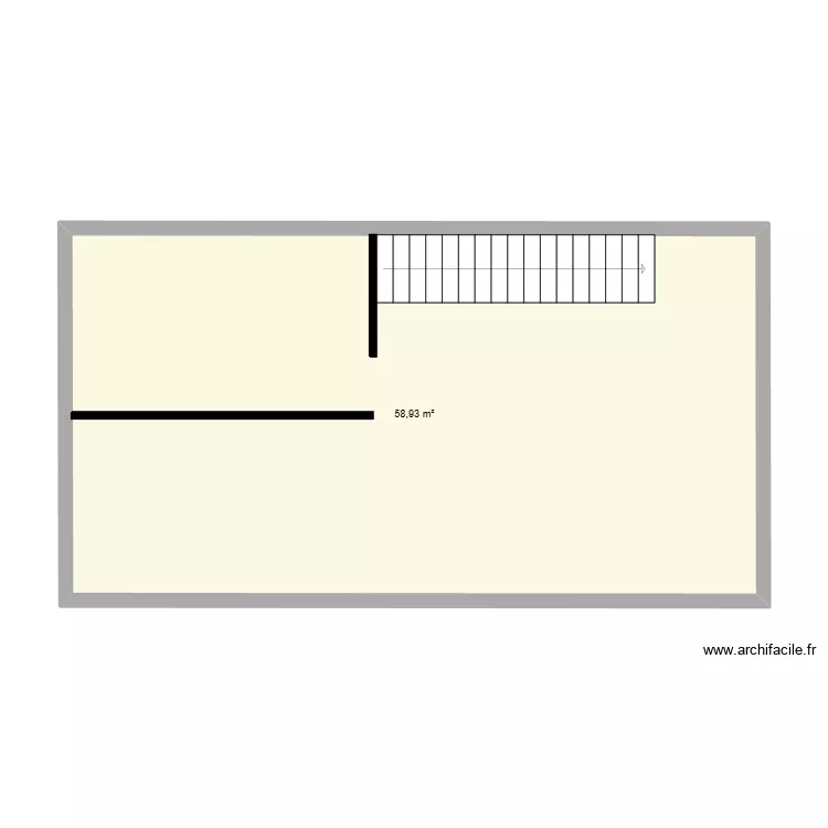 Etage elec. Plan de 1 pièce et 59 m² Etage elec. Plan de 1 pièce et 59 m²