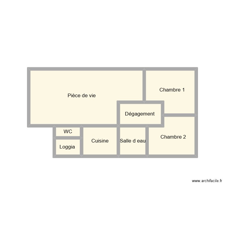 2512 ROSEC. Plan de 8 pièces et 15 m2