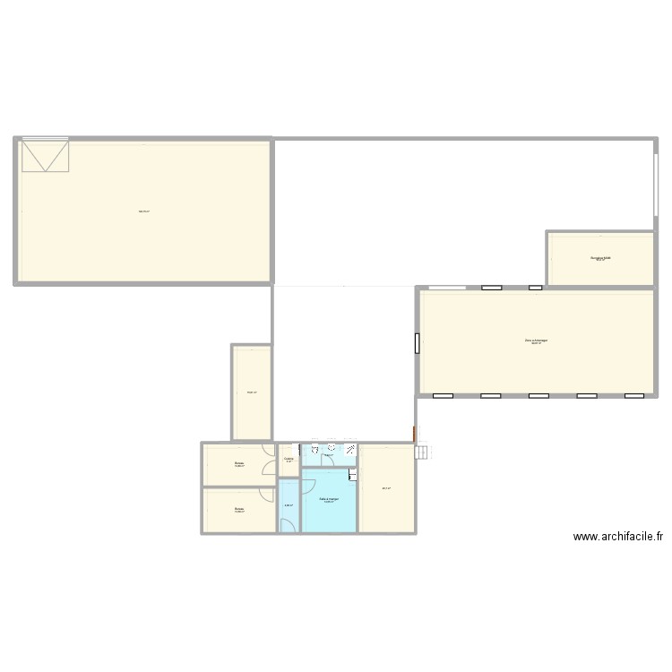 bungalow reception. Plan de 11 pièces et 359 m2