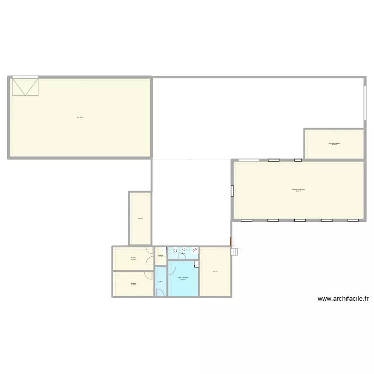 bungalow reception. Plan de bungalow reception. Plan de