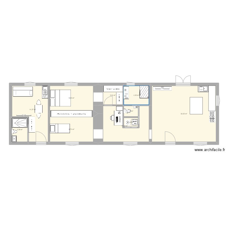 Quelaines 3. Plan de 0 pièce et 0 m2