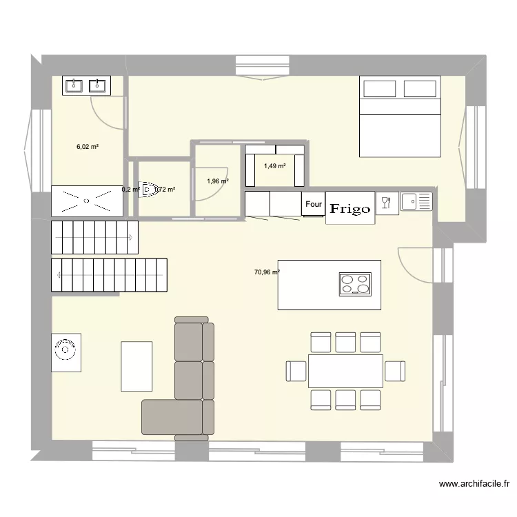 Plan LAET. Plan de 6 et 82 m² Plan LAET. Plan de 6 et 82 m²