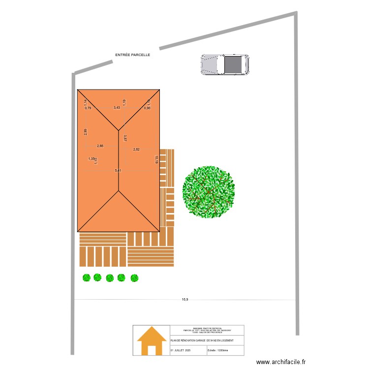 Salon renov. Plan de 0 pièce et 0 m2