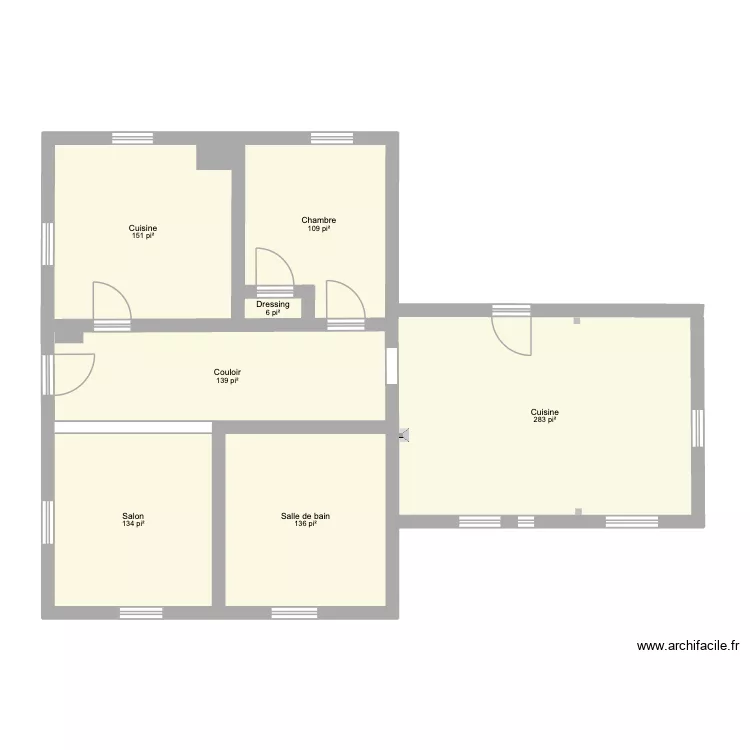 924 Laurier. Plan de 7  et 89 m²