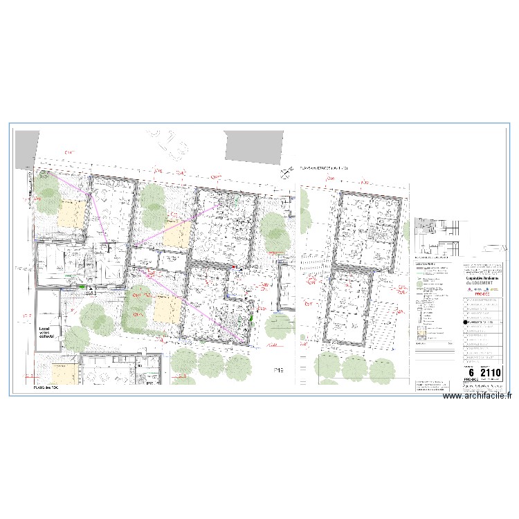 IO 15 LOGTS 10 11 12. Plan de 0 pièce et 0 m2