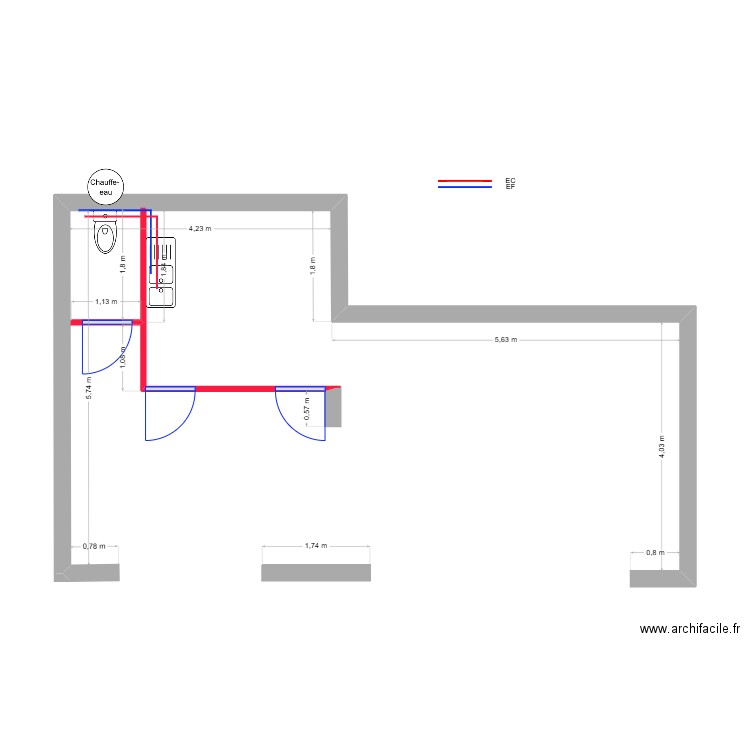 CHRISTINE. Plan de 0 pièce et 0 m2