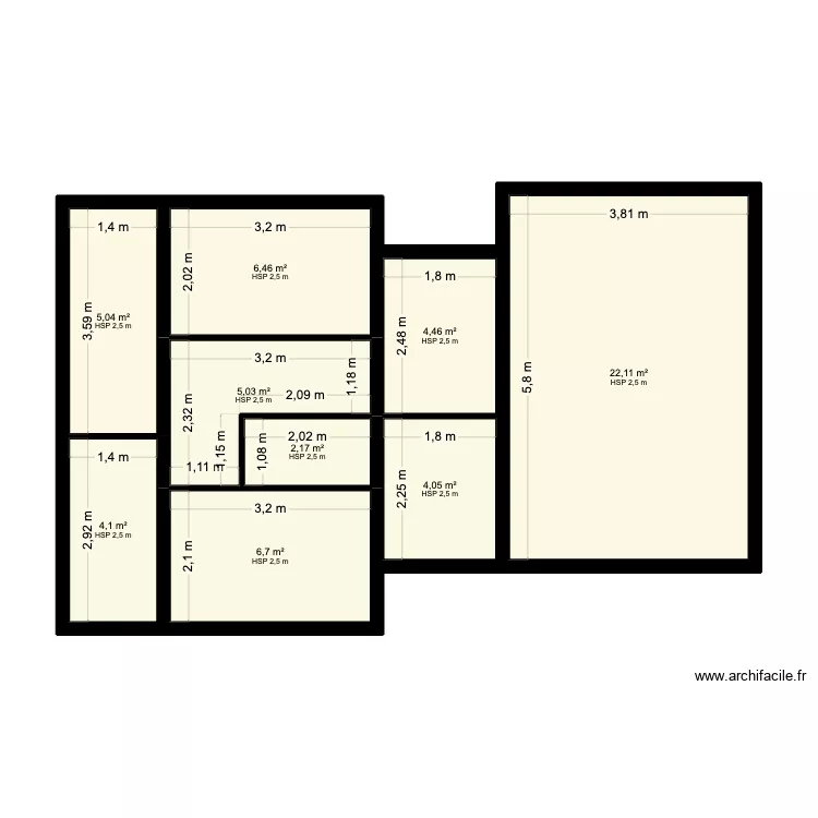 ROY CHAIX - Plan RDC. Plan de 10 et 122 m² ROY CHAIX - Plan RDC. Plan de 10 et 122 m²
