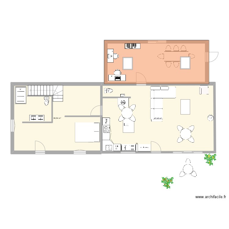 ty len plougou. Plan de 0 pièce et 0 m2
