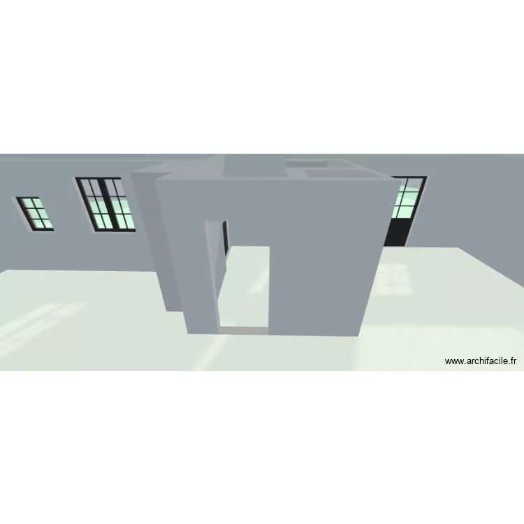 PdB 09/25 Abris contre maison. Plan de 