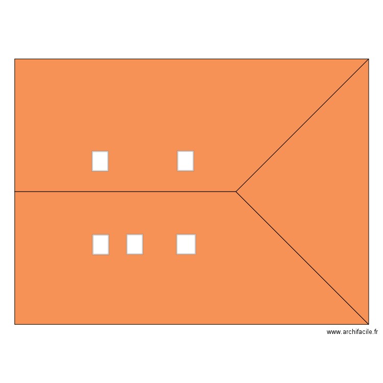 toiture. Plan de 0 pièce et 0 m2