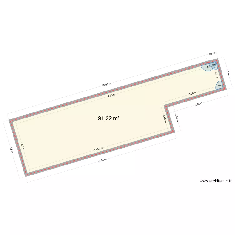 Cadastre Maison de Bordeaux. Plan de 1 et 91 m² Cadastre Maison de Bordeaux. Plan de 1 et 91 m²