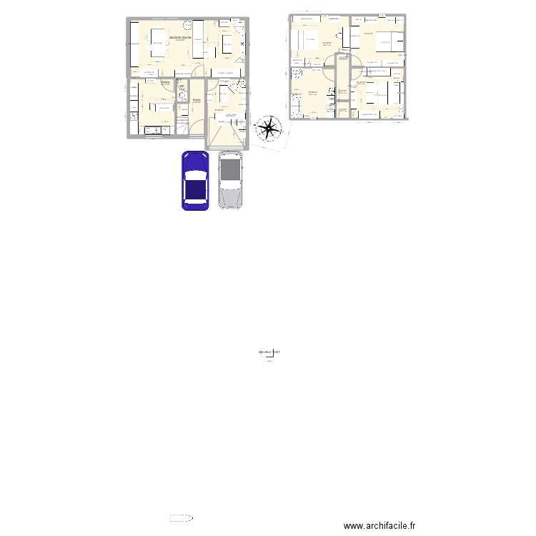 MARCK MAISON. Plan de 11 pièces et 119 m2