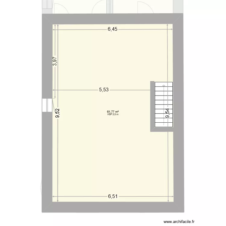 Rez de chaussée. Plan de 11 et 201 m² Rez de chaussée. Plan de 11 et 201 m²
