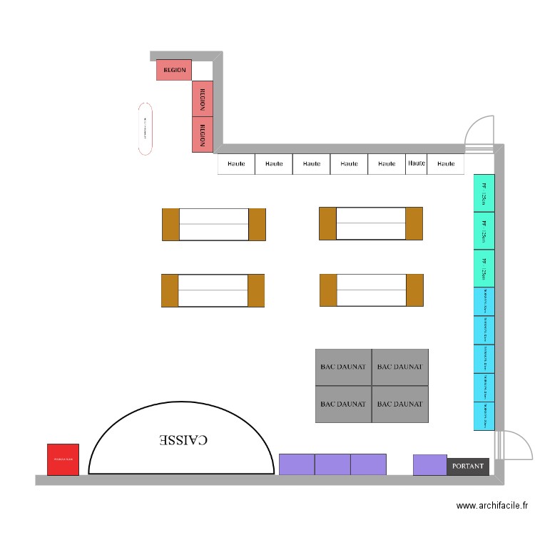 limoges est. Plan de 0 pièce et 0 m2