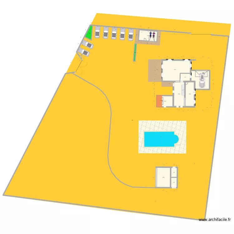 Flo. Plan de 15 Pièces et 284 m² Flo. Plan de 15 Pièces et 284 m²