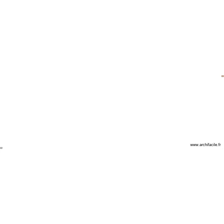 DEPENDANCE. Plan de 6 pièces et 28 m²