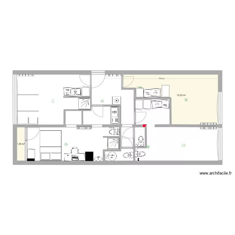 CHARENTE VFF PLACO. Plan de 