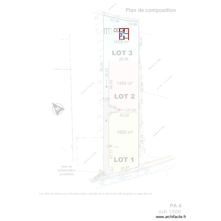 Plan Maison Mons&eacute;gur. Plan de 0 pièce et 0 m2