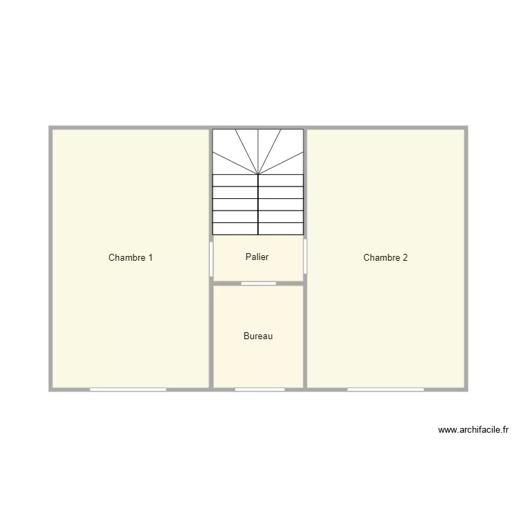 plan 1er &eacute;tage trevien. Plan de 