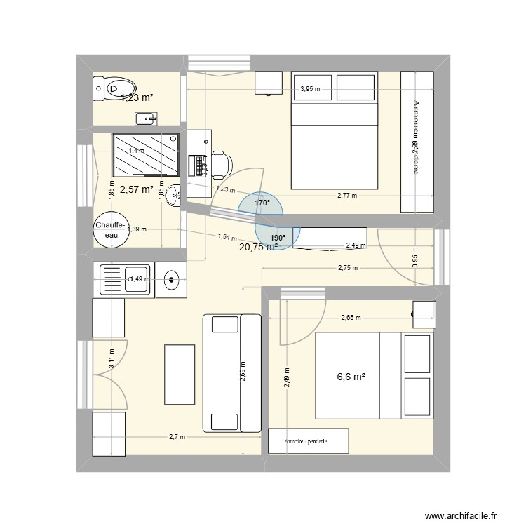 rdc chalet. Plan de 0 pièce et 0 m2