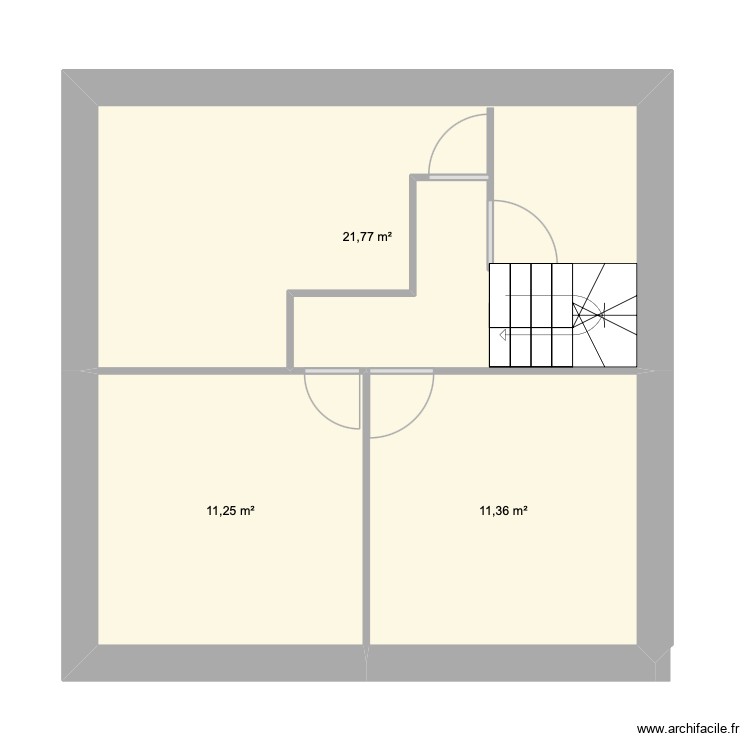 R+1. Plan de 0 pièce et 0 m2