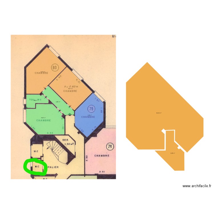 LE PUILLANDRE. Plan de 0 pièce et 0 m2