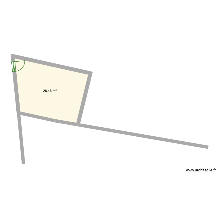 arcole rdc. Plan de 0 pièce et 0 m2