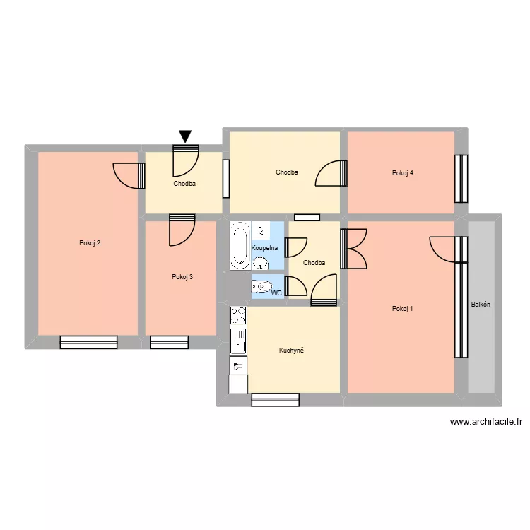 Hornická 656, byt 11. Plan de 16 et 214 m² Hornická 656, byt 11. Plan de 16 et 214 m²