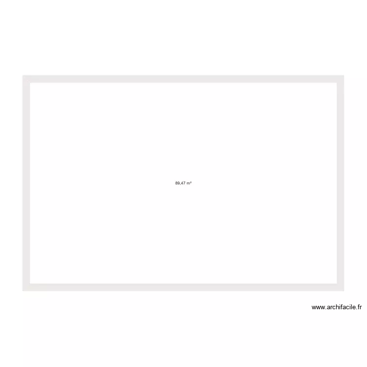 Sous-Sol_VictorHugo. Plan de 1 Pièce et 89 m²