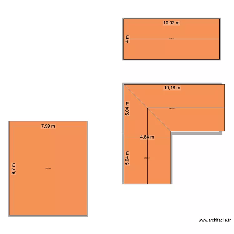 Maison Valmondois. Plan de 
