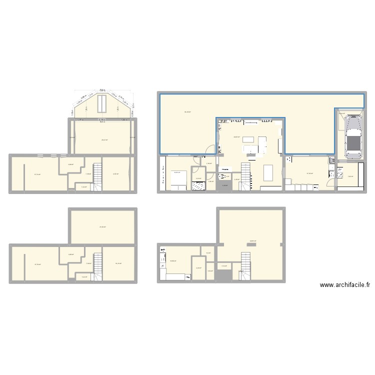 Maison Brunoy. Plan de 36 pièces et 377 m2