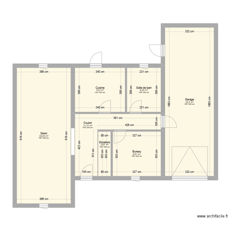 PLAN SCHMIDT DANIEL. Plan de 7 pièces et 108 m2