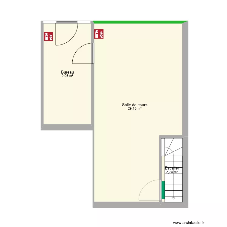 bureau nantes. Plan de 