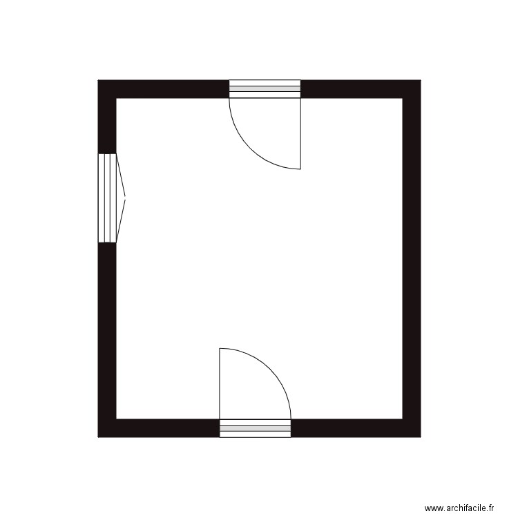 Fromy étage 1. Plan de 9 pièces et 96 m2