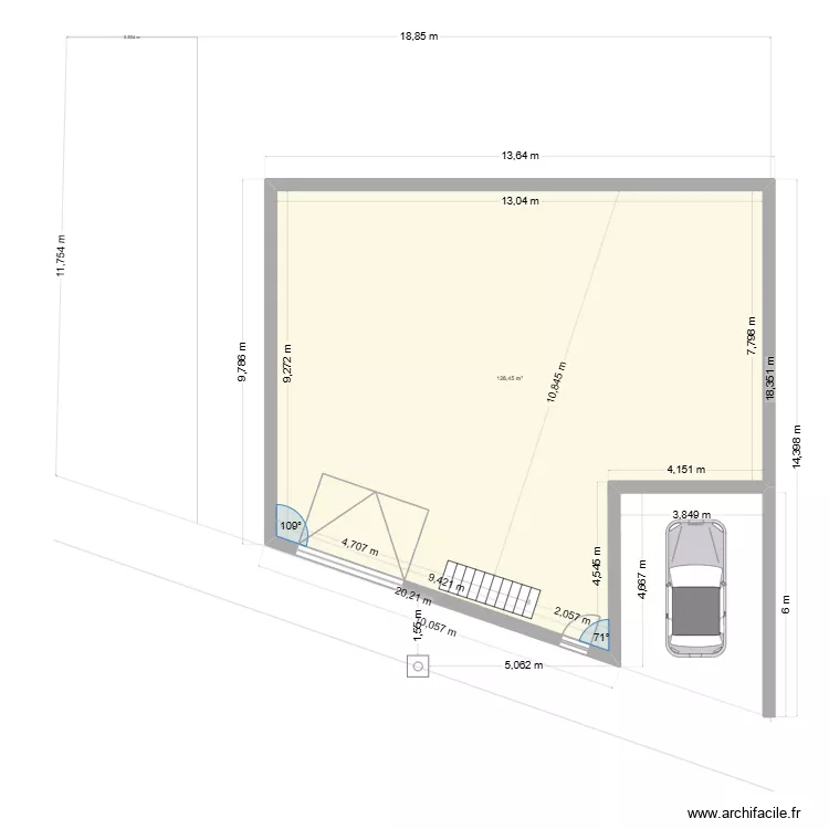 steph flo. Plan de 1 et 128 m² steph flo. Plan de 1 et 128 m²