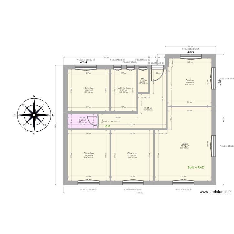 ML24004419 DEGORCE DUMAS. Plan de 12 pièces et 275 m2