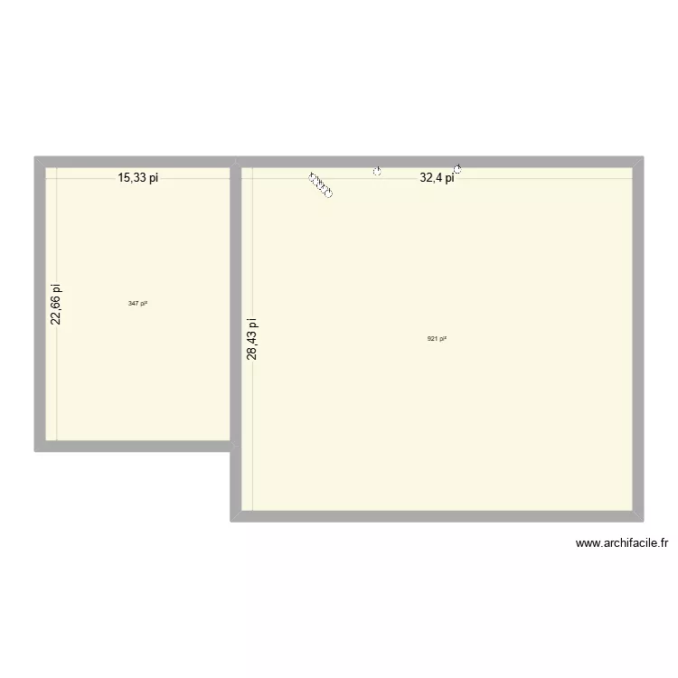 teste 1. Plan de 2  et 118 m²