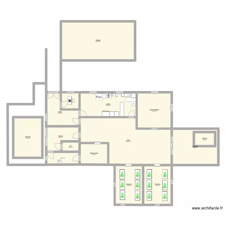 micro creche. Plan de 