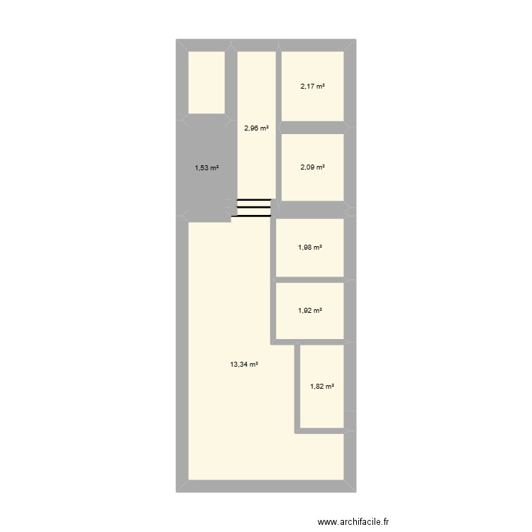 body minute 1.0. Plan de 9 pièces et 29 m2