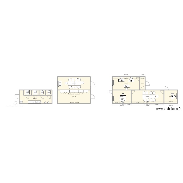 EIFFAGE CHANTIER SOLAIZE. Plan de 12 pièces et 85 m2