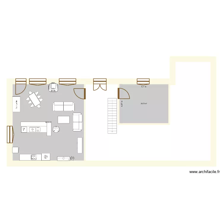SAINTE EULALIE. Plan de 2 et 79 m² SAINTE EULALIE. Plan de 2 et 79 m²