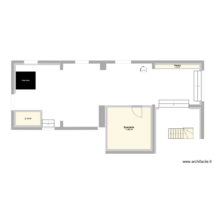 Sous sol-projet 2. Plan de 0 pièce et 0 m2