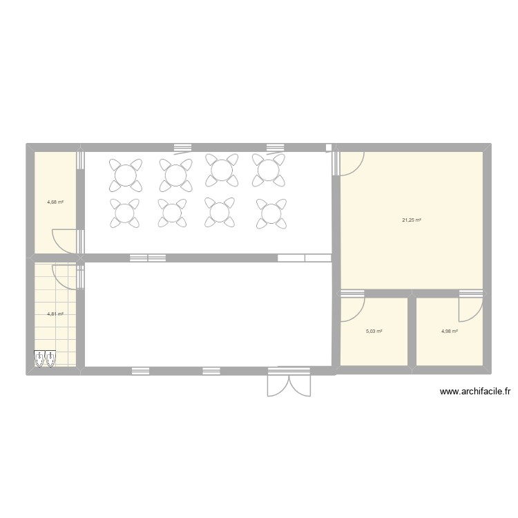 caca. Plan de 0 pièce et 0 m2
