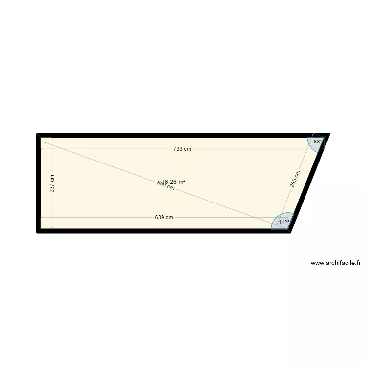 LE TALEC VERANDA. Plan de 