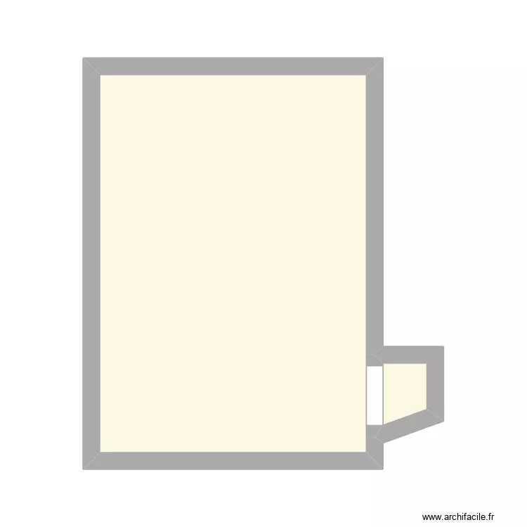 garage. Plan de 2  et 24 m²