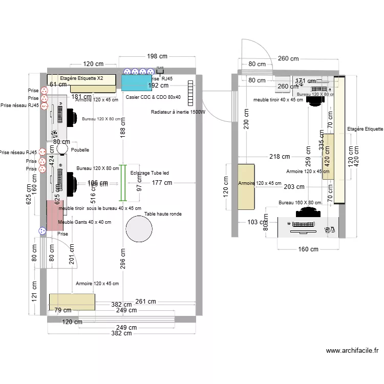ancien bureu CDC pfl . Plan de ancien bureu CDC pfl . Plan de