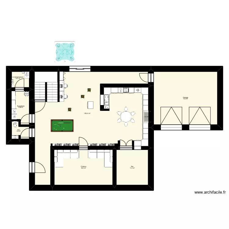 Maison type Charlie. Plan de 