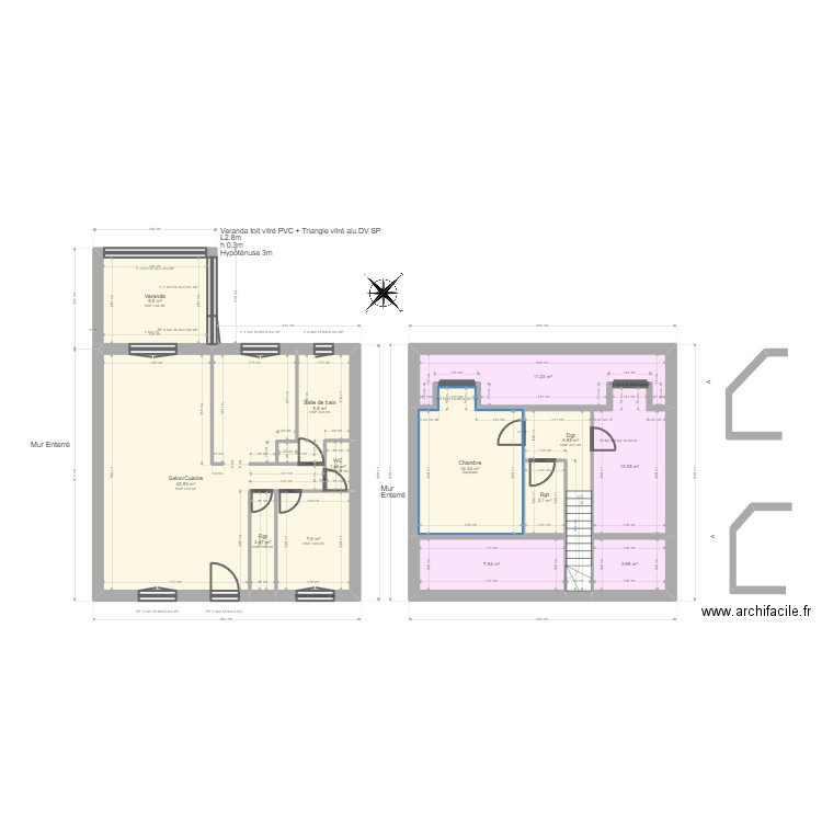 ML24005361 BONIN. Plan de 13 pièces et 127 m2