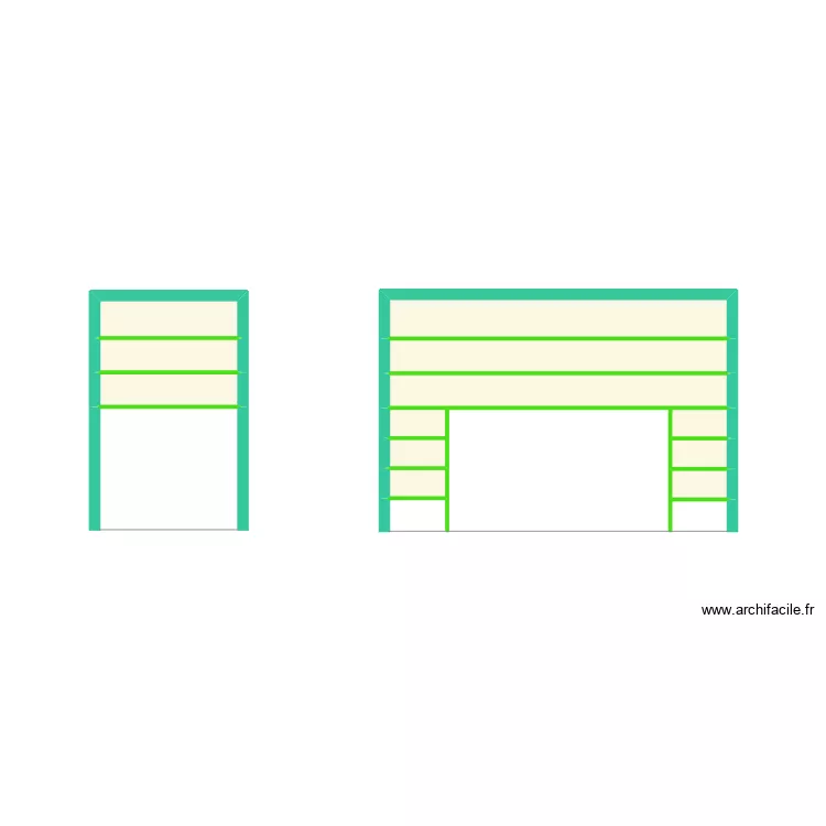 PLACARD SAGELAT. Plan de 12 pièces et 7 m²